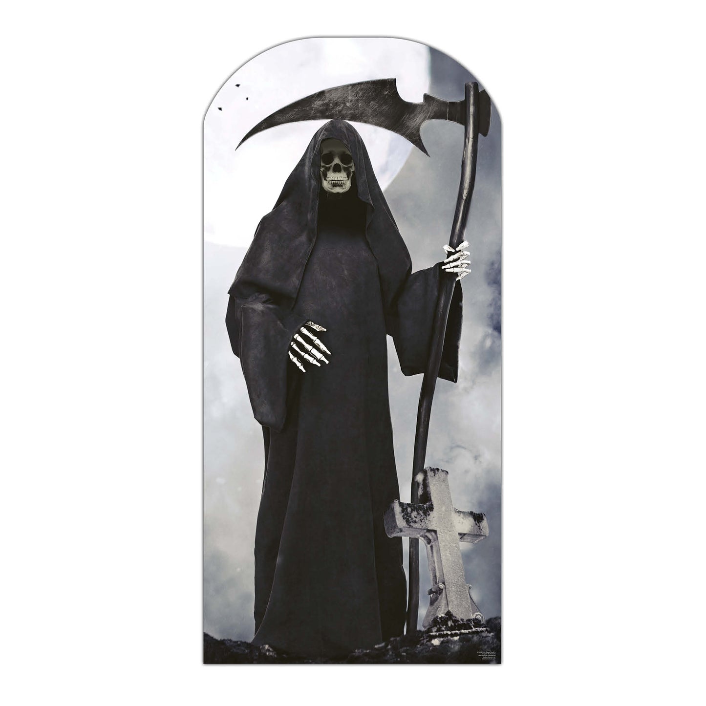 SC4226 Grim Reaper Stand In Cardboard Cut Out Height 190cm