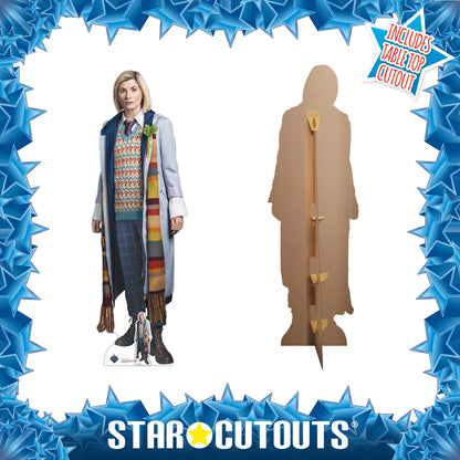 Thirteenth Doctor Multi Jodie Whittaker Cardboard Cut Out Height 171cm - Star Cutouts