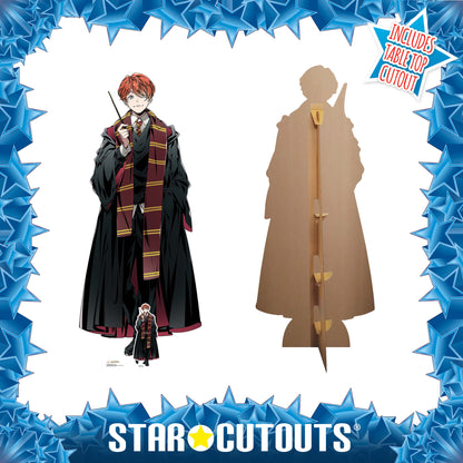 SC4234 Ron Weasley Anime Style Cardboard Cut Out Height 175cm