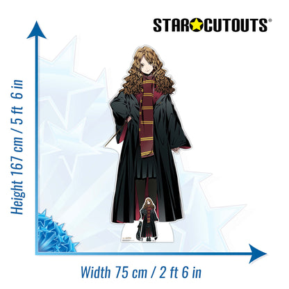 SC4235 Hermione Granger Anime Style Cardboard Cut Out Height 167cm