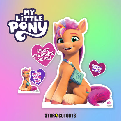 SC4237 Sunny Starscout My Little Pony Star Mini Cardboard Cut Out Height 89cm