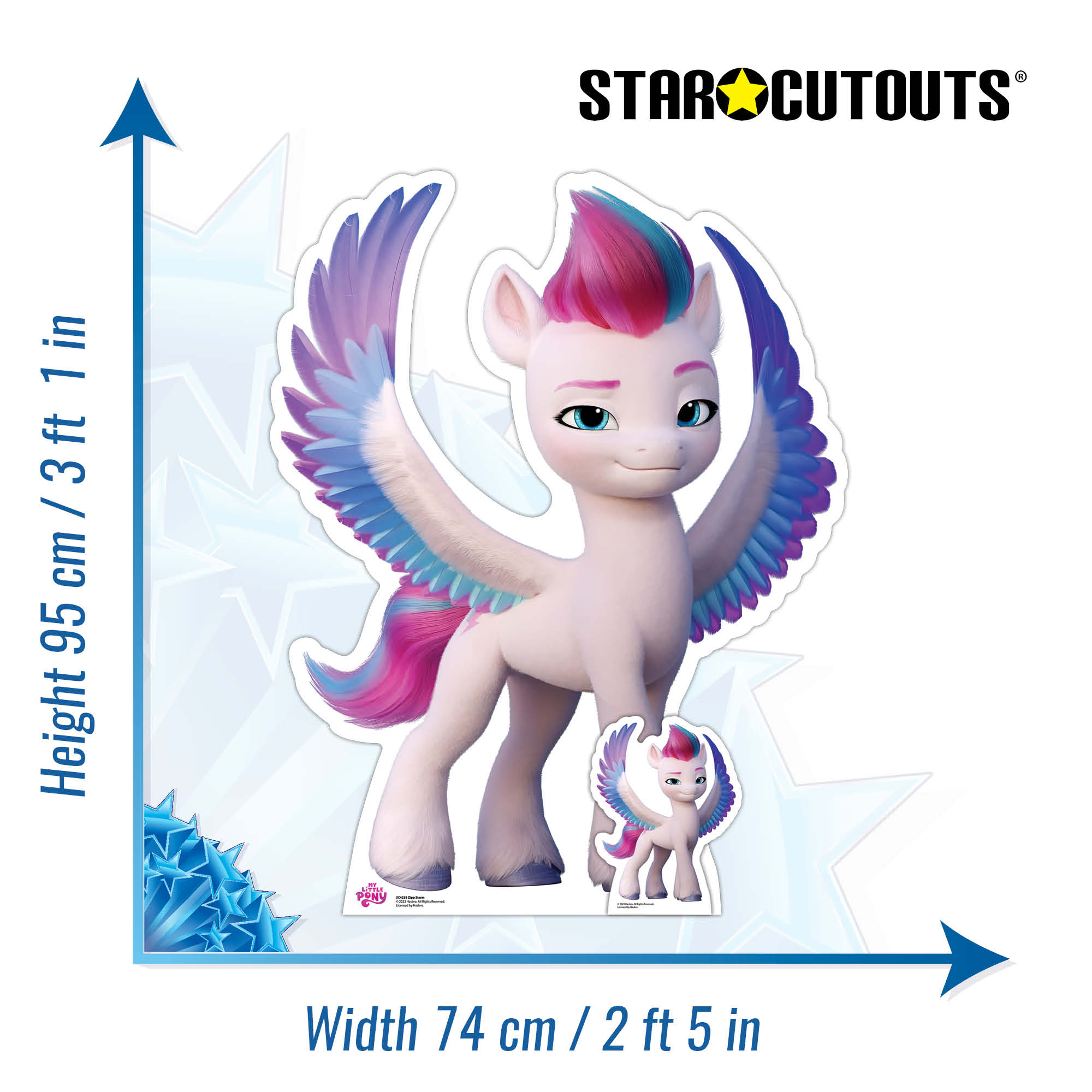 Storm Star Mini Pattern Zipp Storm My Little Pony Star Mini – Star Cutouts