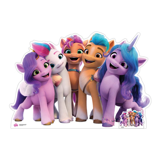 SC4240 My Little Pony Star Mini Group Cardboard Cut Out Height 131cm