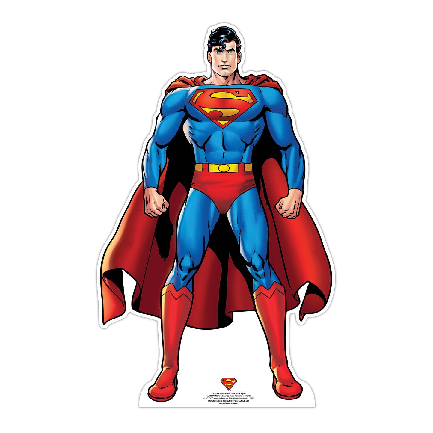 SC4254 Superman Comic Style Cardboard Cut Out Height 92cm