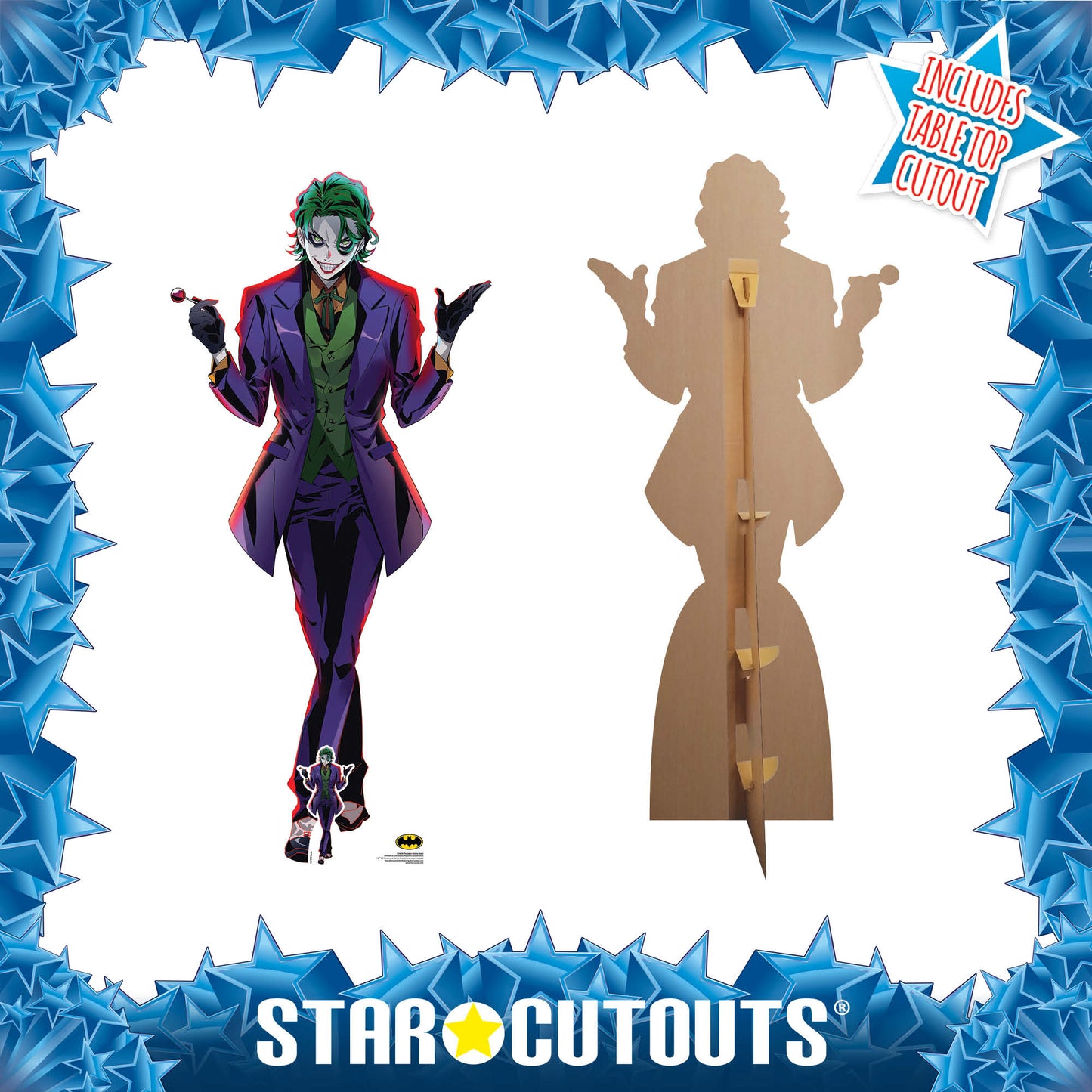 SC4255 The Joker Anime Style Cardboard Cut Out Height 178cm