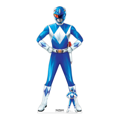 SC4259 Blue Power Ranger Cardboard Cut Out Height 176cm
