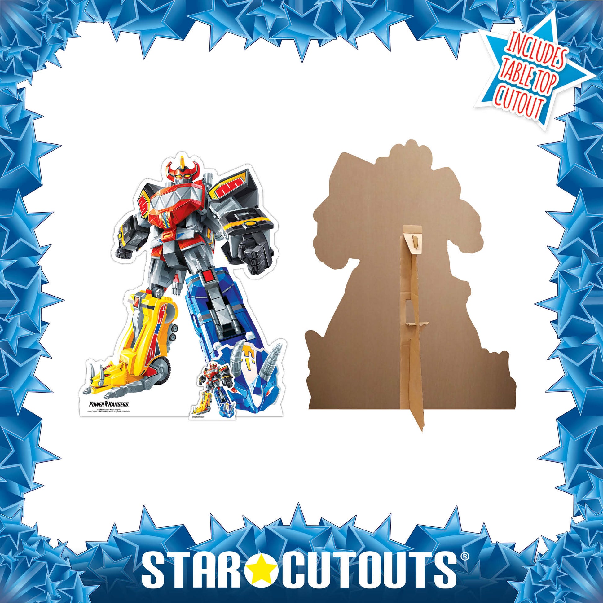 Megazord (Power Rangers) Star Mini – Star Cutouts