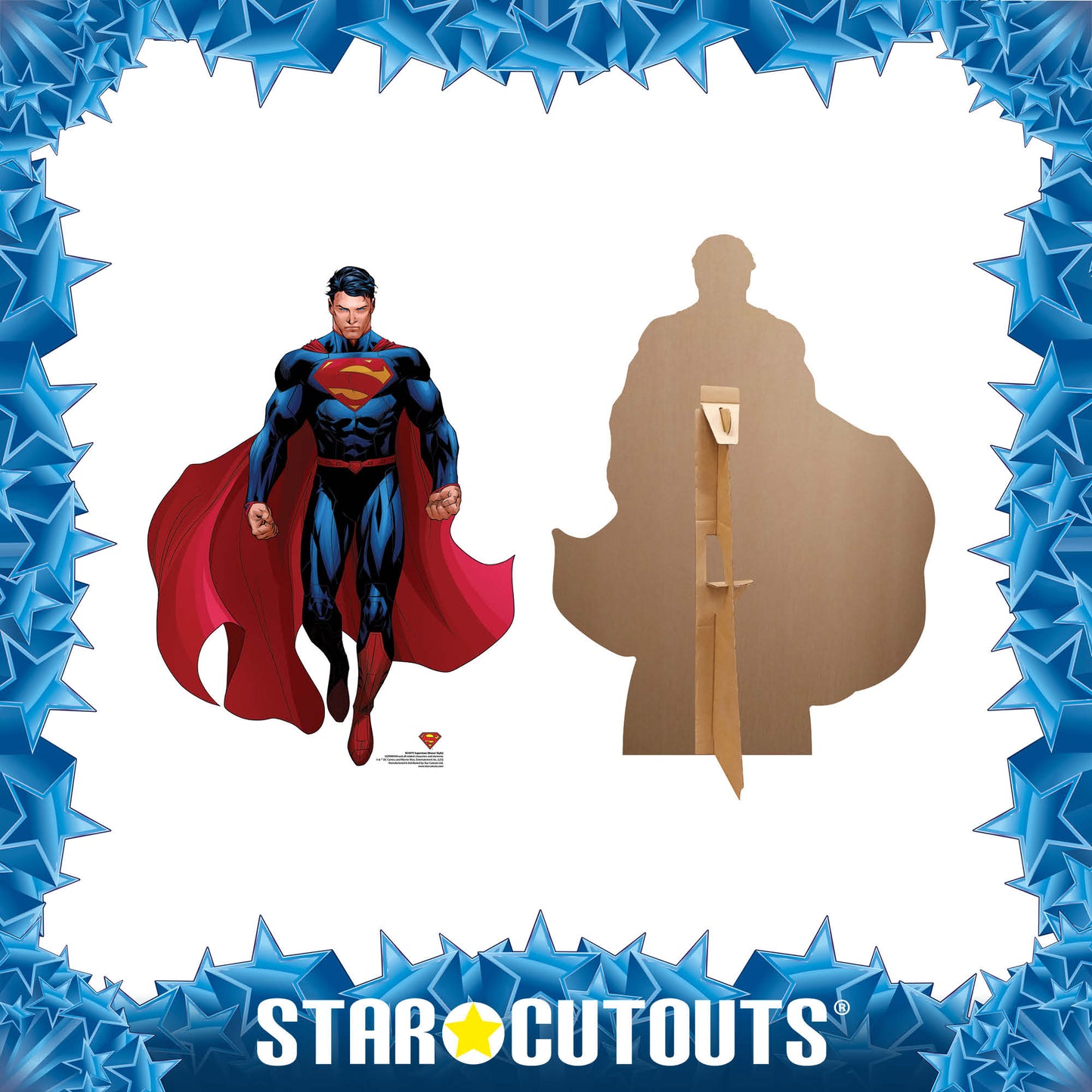 SC4273 Superman  Style  Cardboard Cut Out Height 92cm