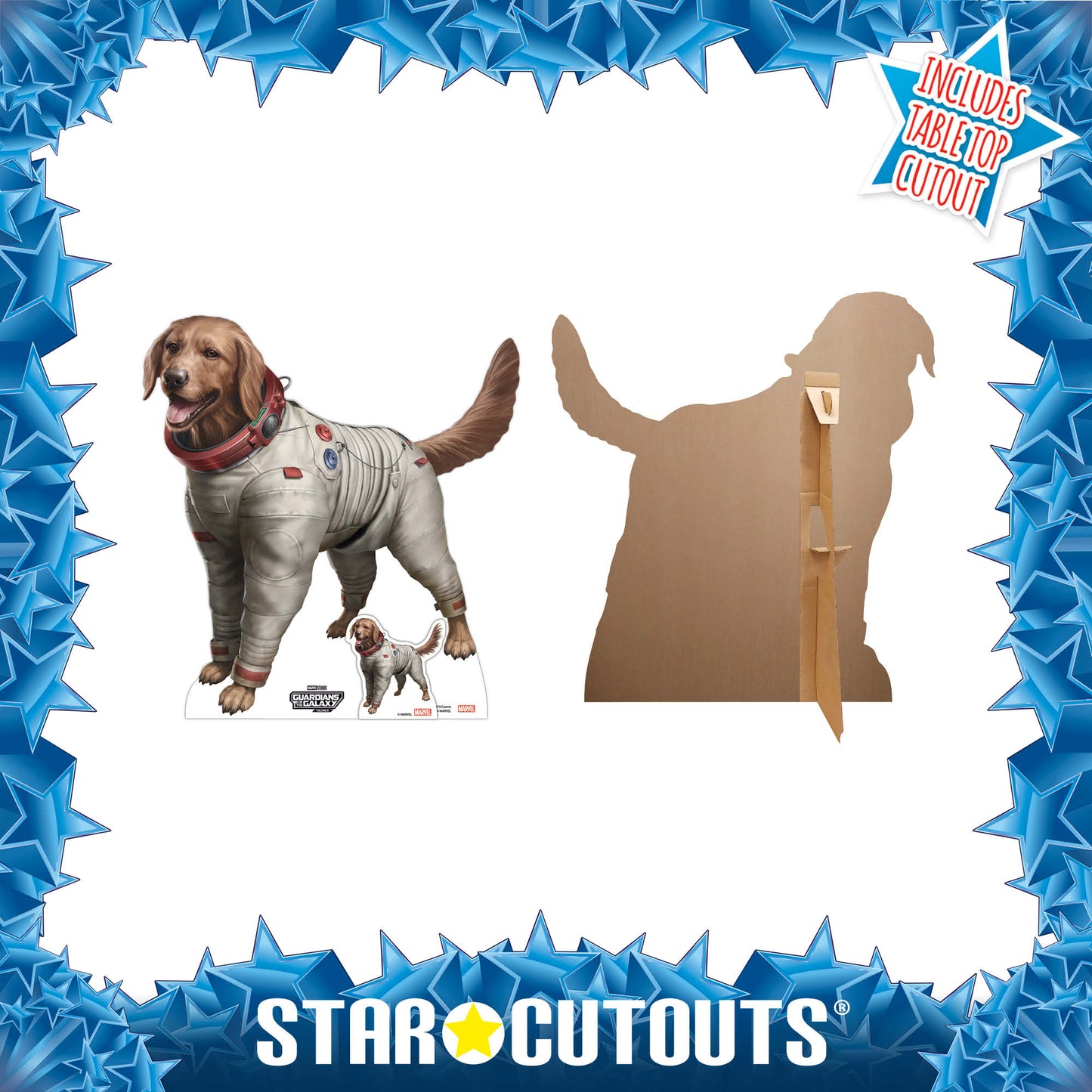 SC4279 Cosmo the Space Dog Guardians of the Galaxy Three Marvel Lifesize Cardboard Cut Out With Mini Height 70cm