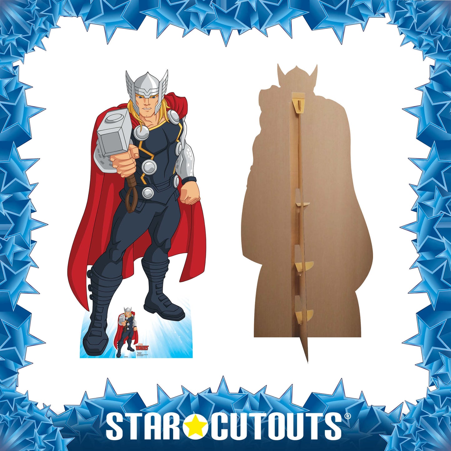 SC4303 Thor Marvel Cardboard Cutout With Mini Height 191cm