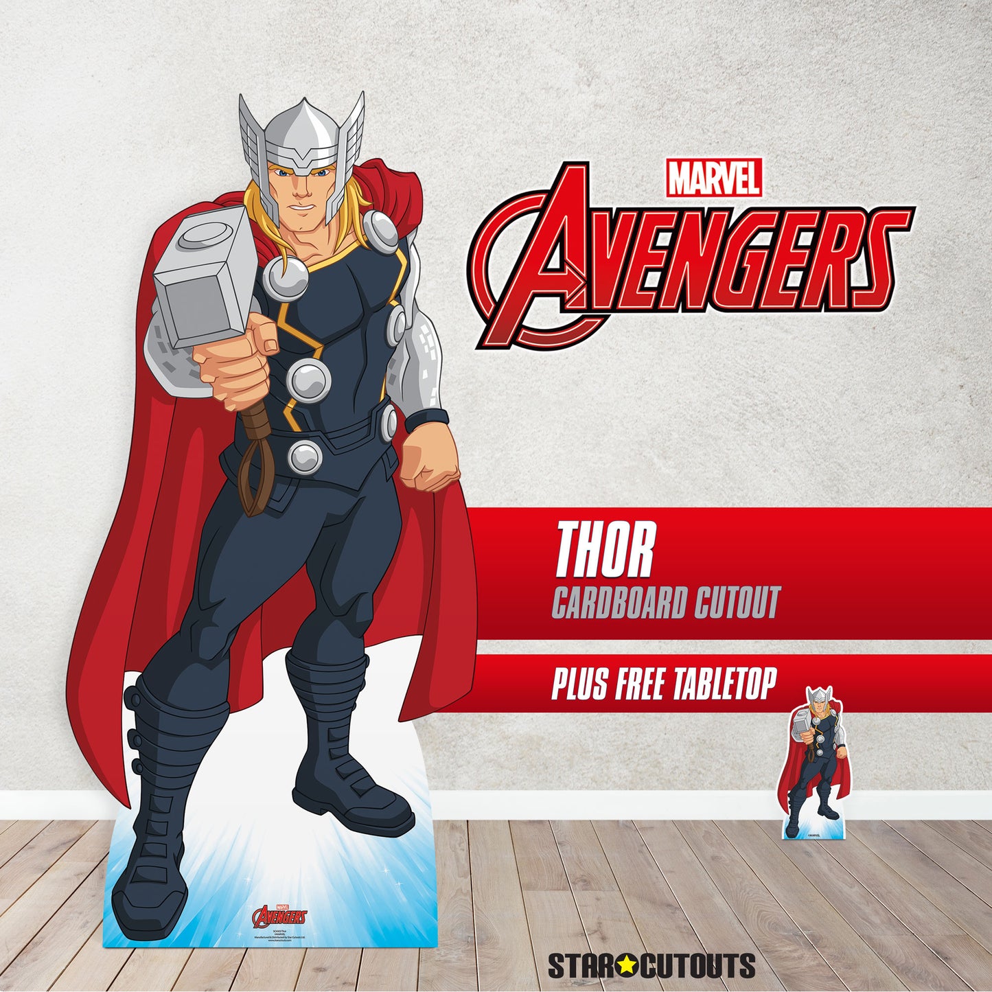 SC4303 Thor Marvel Cardboard Cutout With Mini Height 191cm