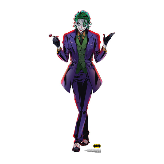 SC4306 The Joker Anime Style Star Mini Cardboard Cut Out Height 92cm