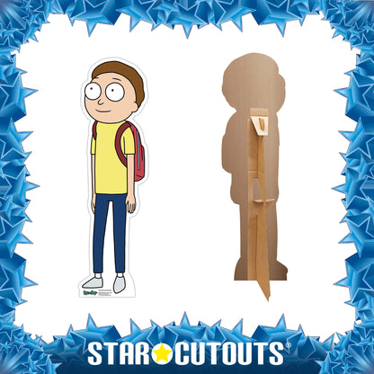 SC4312 Morty Smith Small - Rick and Morty Star Mini  Cardboard Cut Out Height 92cm