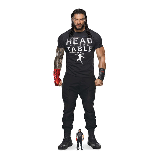 SC4326 Roman Reigns Head Table WWE Cardboard Cut Out Height 192cm