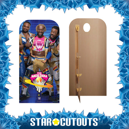 SC4330 The New Day WWE Cardboard Cut Out Height 193cm