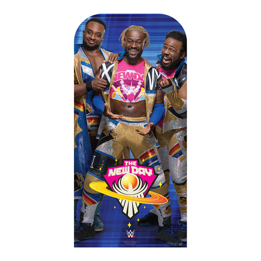 SC4330 The New Day WWE Cardboard Cut Out Height 193cm