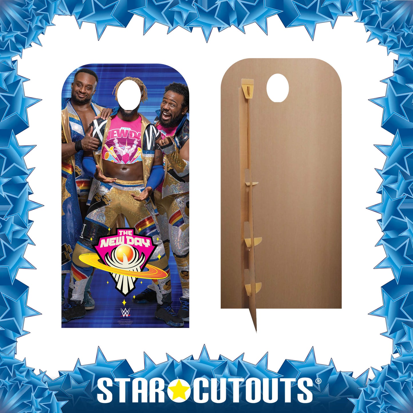 SC4330 The New Day WWE Cardboard Cut Out Height 193cm