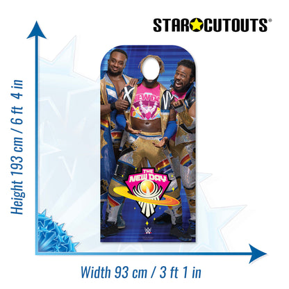 SC4330 The New Day WWE Cardboard Cut Out Height 193cm