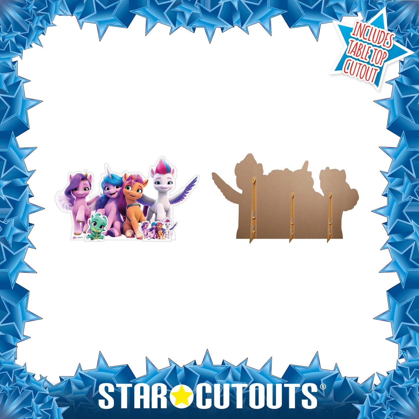 SC4334 My Little Pony Group Large Cardboard Cut Out Height 159cm