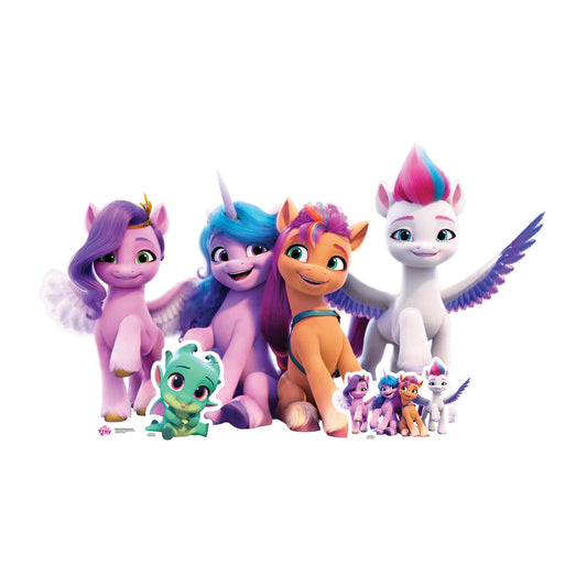 SC4334 My Little Pony Group Large Cardboard Cut Out Height 159cm