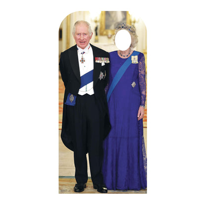 SC4336 King Charles Stand In Cardboard Cut Out Height 193cm