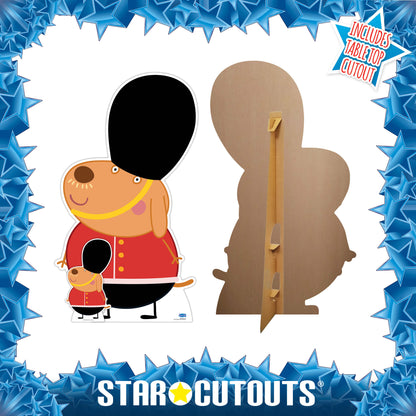 SC4337 Royal Guard Peppa Cardboard Cut Out Height 162cm