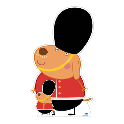 SC4337 Royal Guard Peppa Cardboard Cut Out Height 162cm