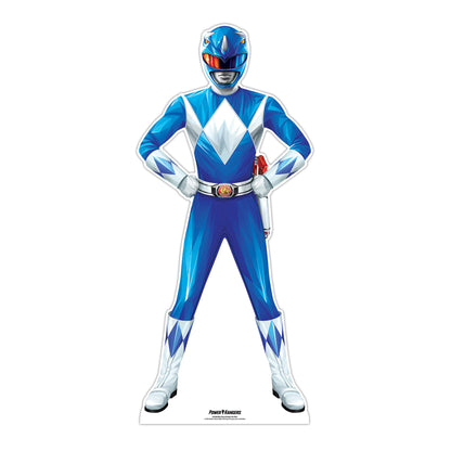 SC4340 Power Ranger Blue Star-Mini Cardboard Cut Out Height 95cm
