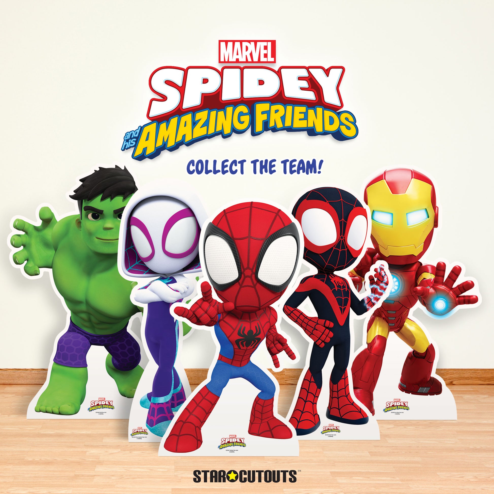 Spidey from Spidey and His Amazing Friends Official Marvel Cardboard Cutout