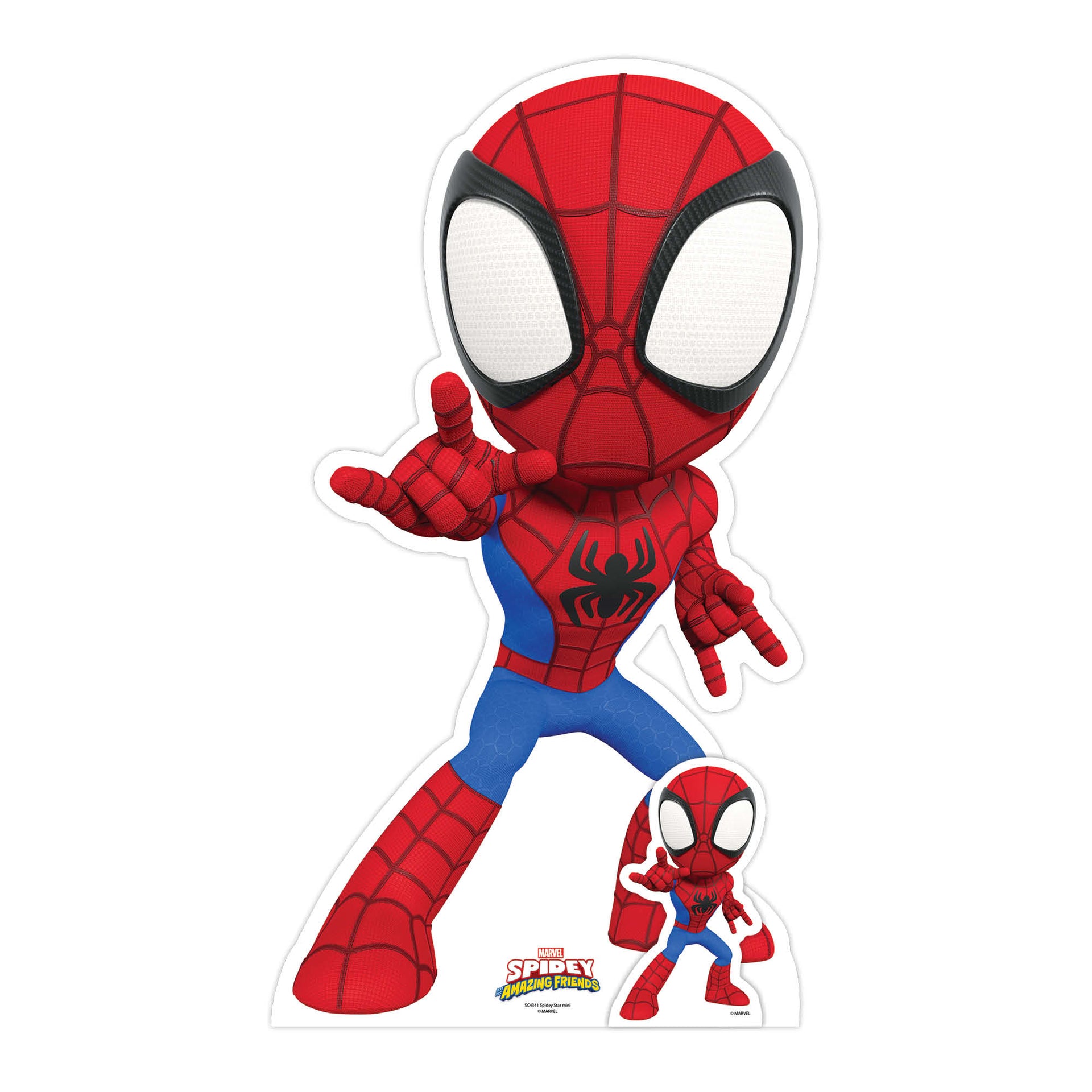 SC4341 Spidey Spidey and His Amazing Friends Cardboard Cutout Height 9 –  Star Cutouts
