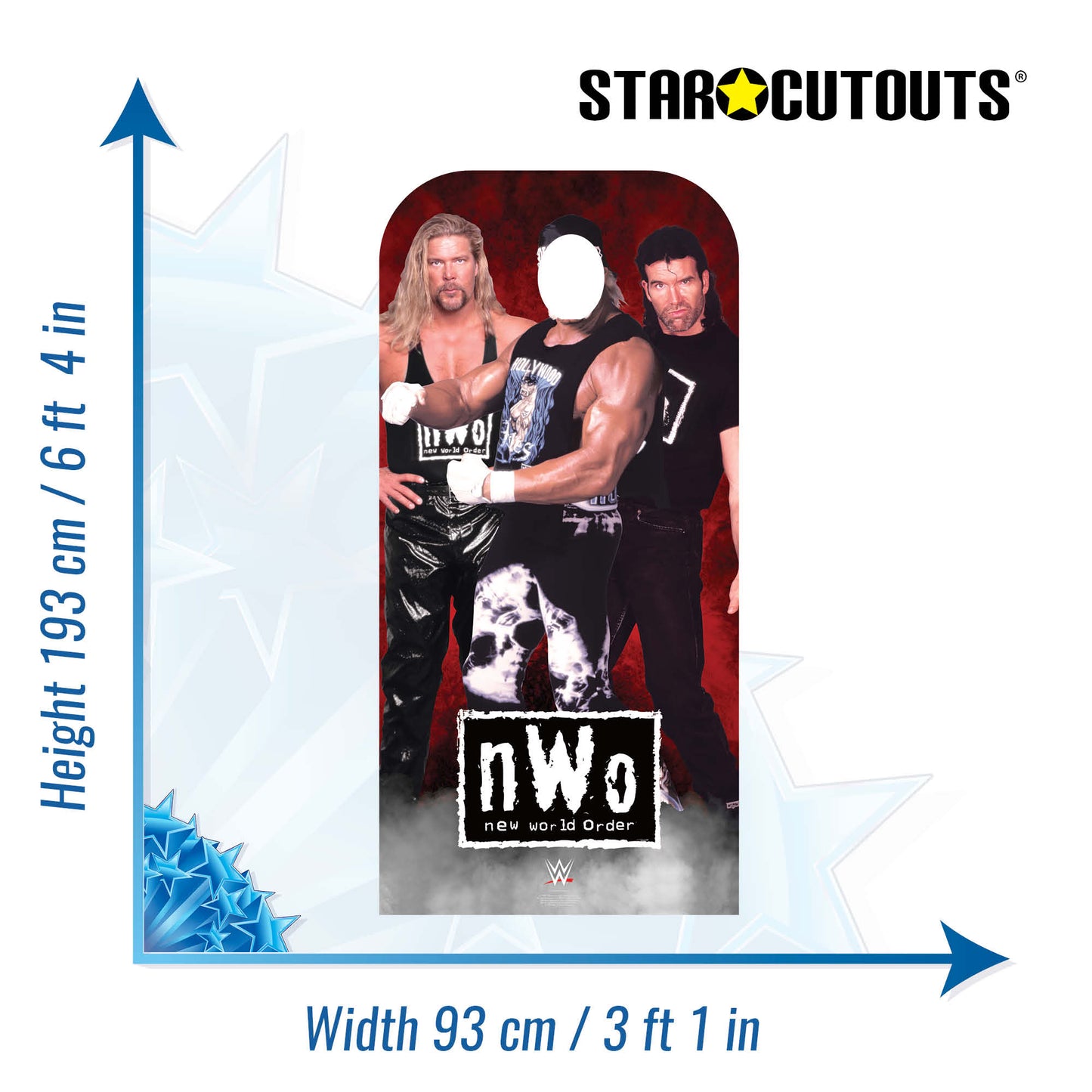 SC4348 NWO WWE Stand In Cardboard Cut Out Height 193cm