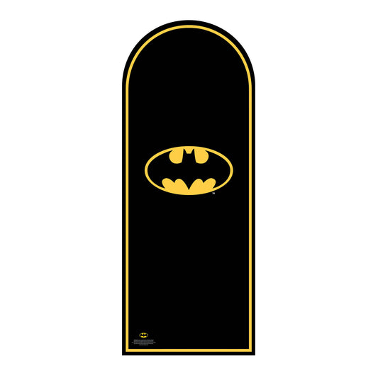 SC4349 Batman Logo Backdrop Single Cardboard Cut Out Height 194cm
