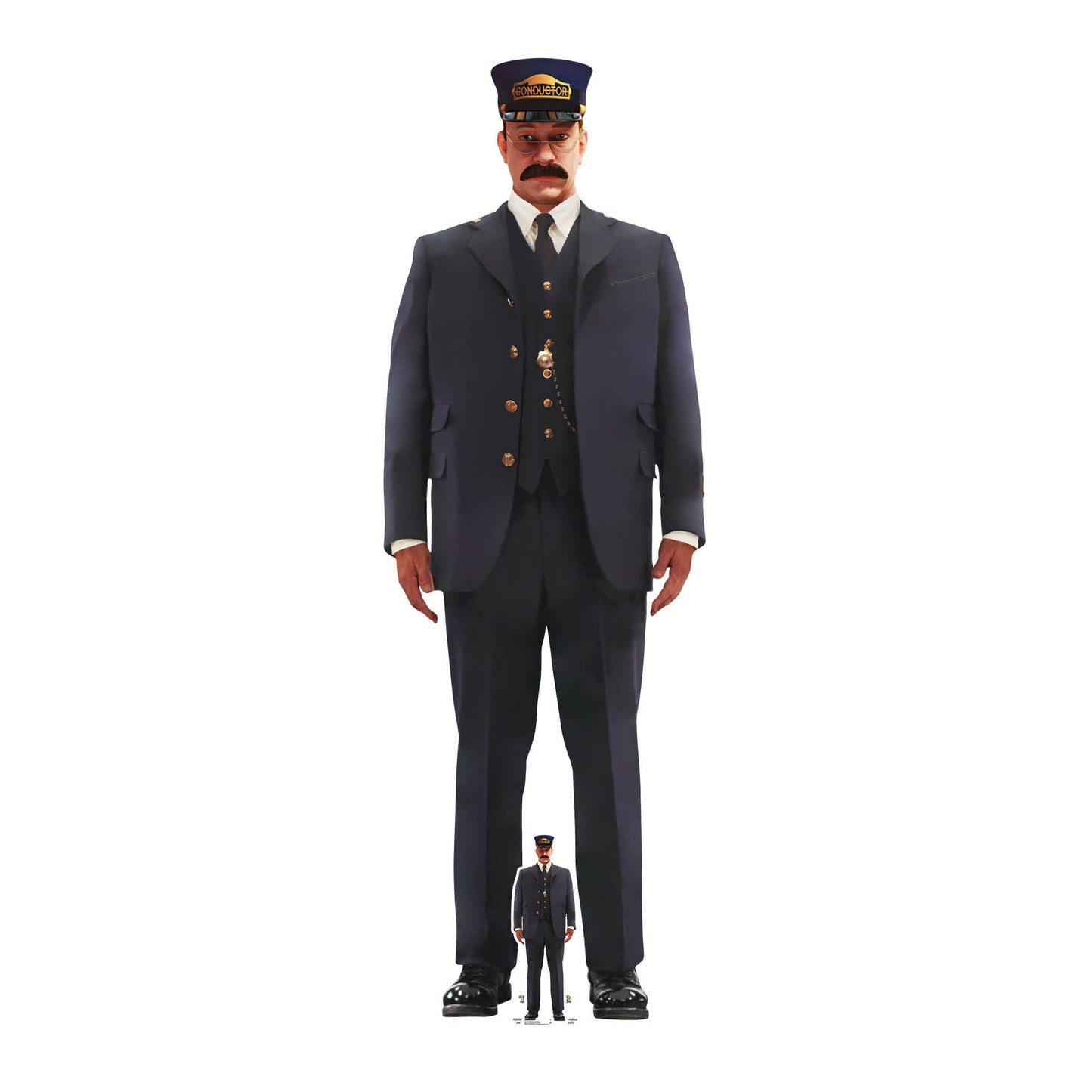 SC4379 Conductor Polar Express Cardboard Cut Out Height 184cm