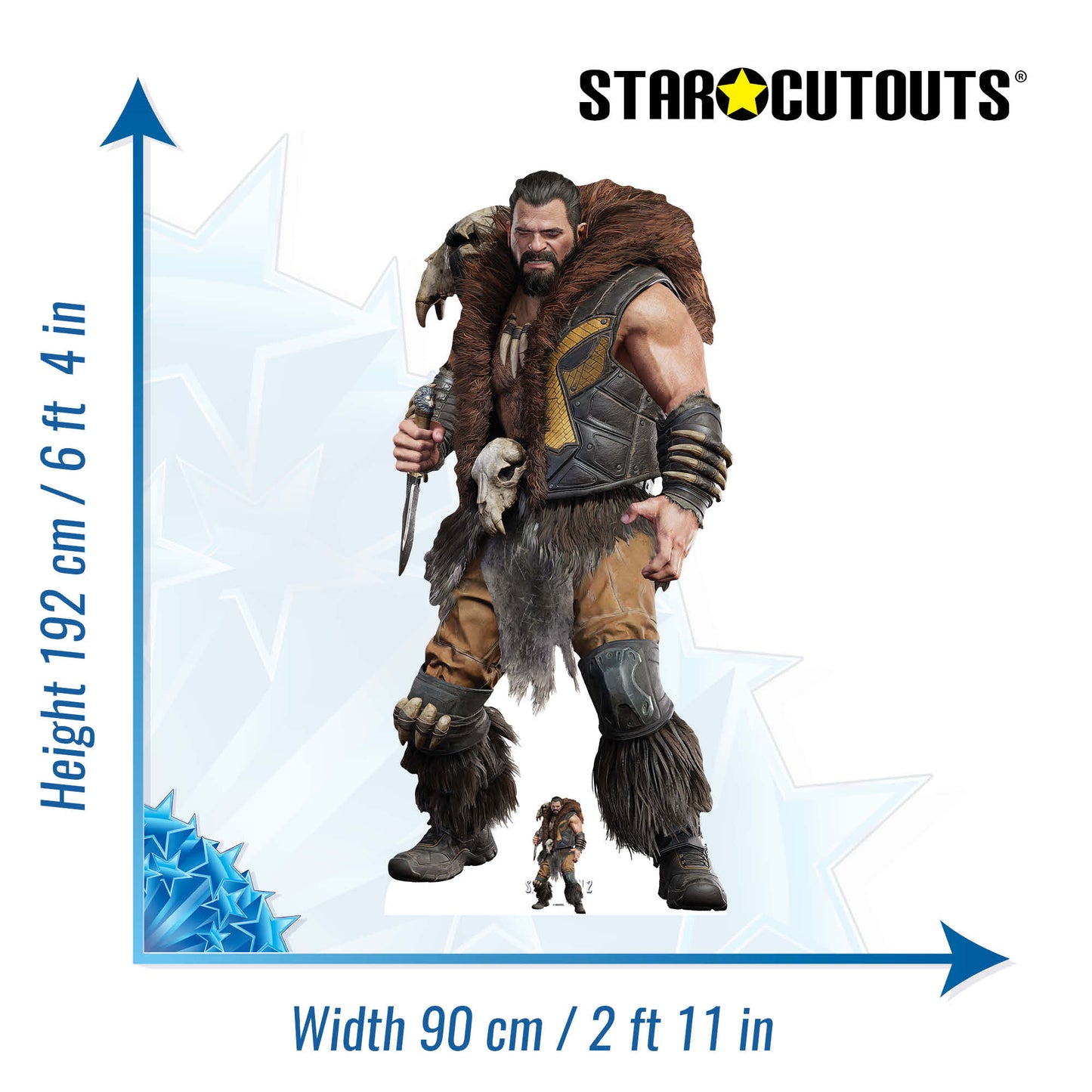 SC4393 Kraven the Hunter Cardboard Cut Out Height 192cm