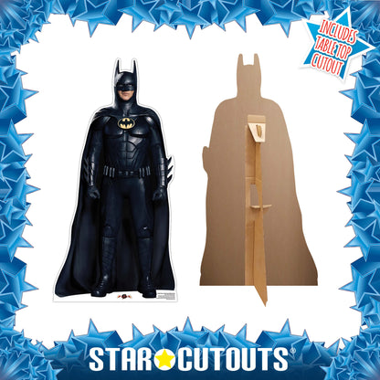 SC4397 Batman The Flash Michael Keaton Star Mini Cardboard Cut Out Height 90cm