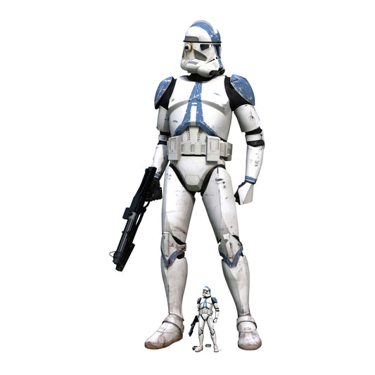 SC4398 501st Clone Trooper Star Wars Cardboard Cut Out Height 186cm