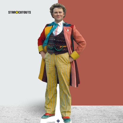 SC4400 The Sixth Doctor Incarnation Colin Baker Cardboard Cut Out Height 183cm