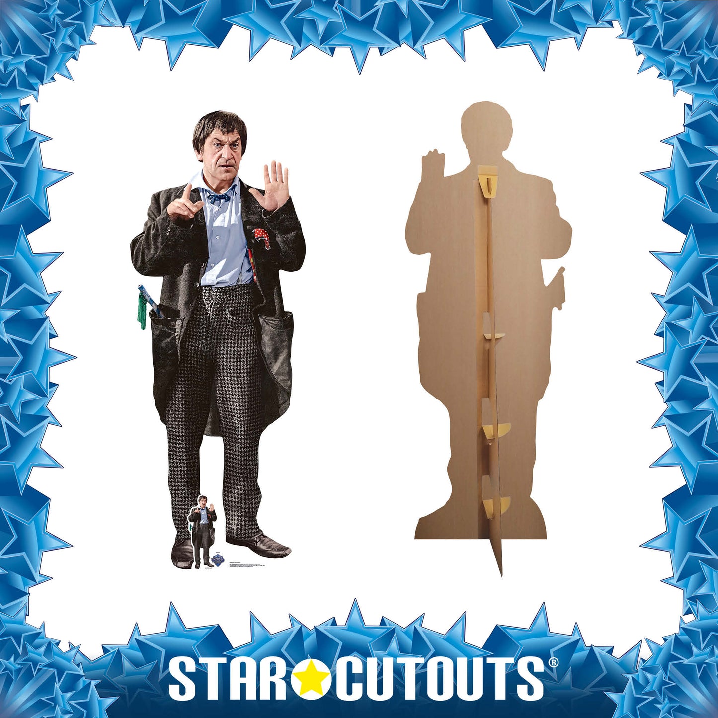 SC4402 Second Doctor Patrick Troughton Cardboard Cut Out Height 171cm