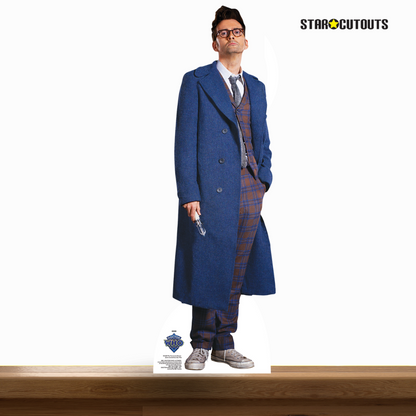 SC4403 14th Doctor Who Sonic Screwdriver Star Mini David Tennant Cardboard Cut Out Height 93cm