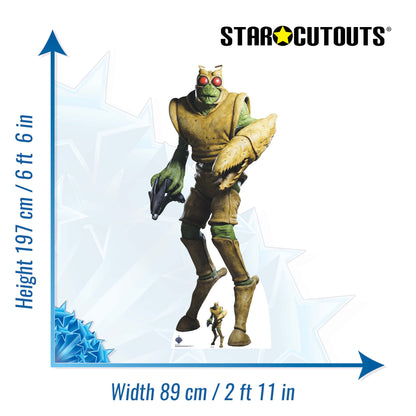 SC4404 Wrarth Doctor Who Cardboard Cut Out Height 197cm