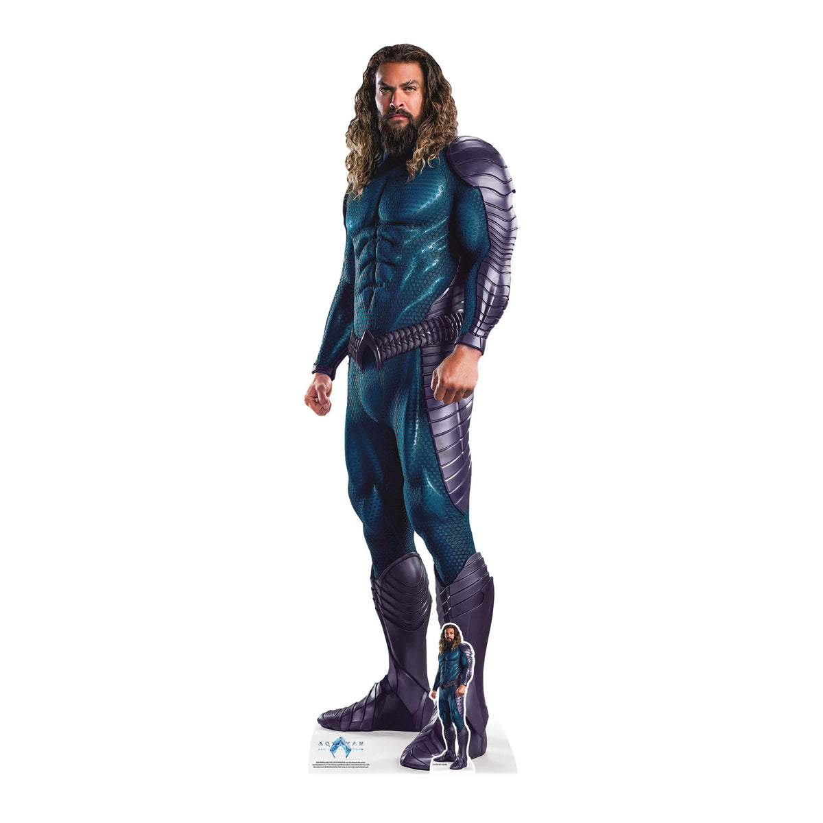 Star Cutouts Ltd CS744 Jason Momoa Silhouette en carton grandeur nature avec mini découpe de table gratuite