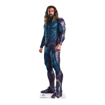 SC4407 Aquaman Blue Suit Jason Momoa Cardboard Cut Out Height 192cm