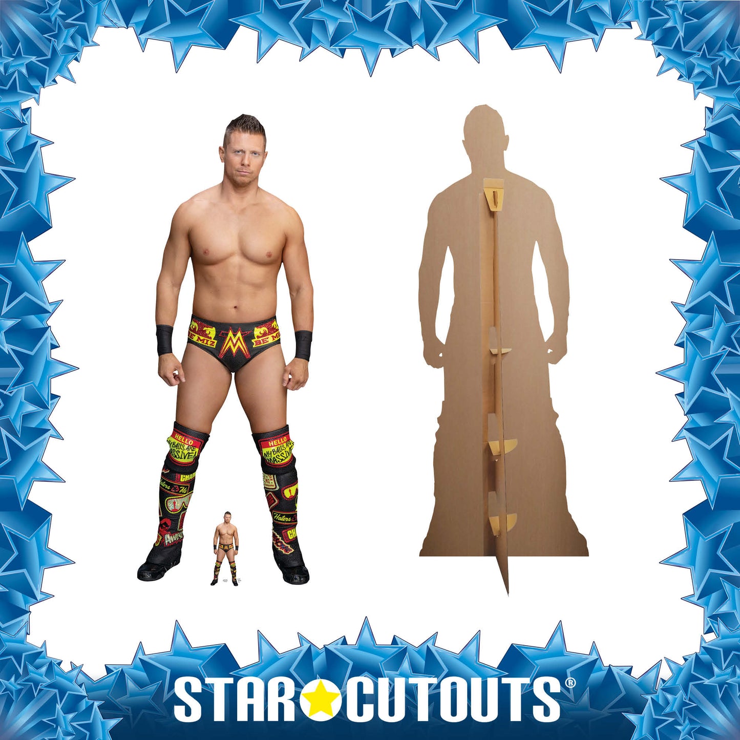 SC4408 The Miz WWE Cardboard Cut Out Height 189cm