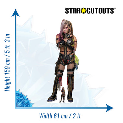 SC4409 Kairi Sane WWE Cardboard Cut Out Height 159cm