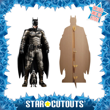 SC4431 Batman Robert Pattinson The Batman 2022 Masterpiece Graphic Art Style Cardboard Cut Out Height 195cm