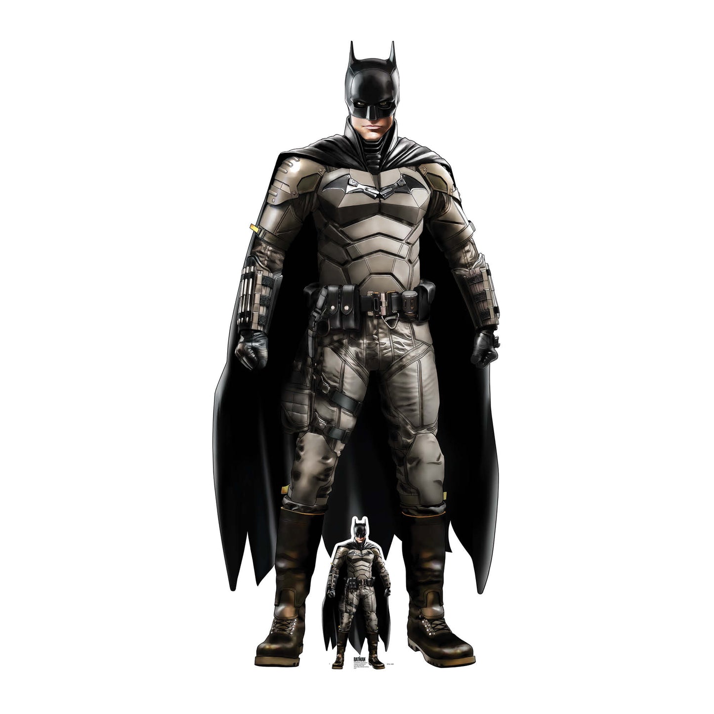 SC4431 Batman Robert Pattinson The Batman 2022 Masterpiece Graphic Art Style Cardboard Cut Out Height 195cm