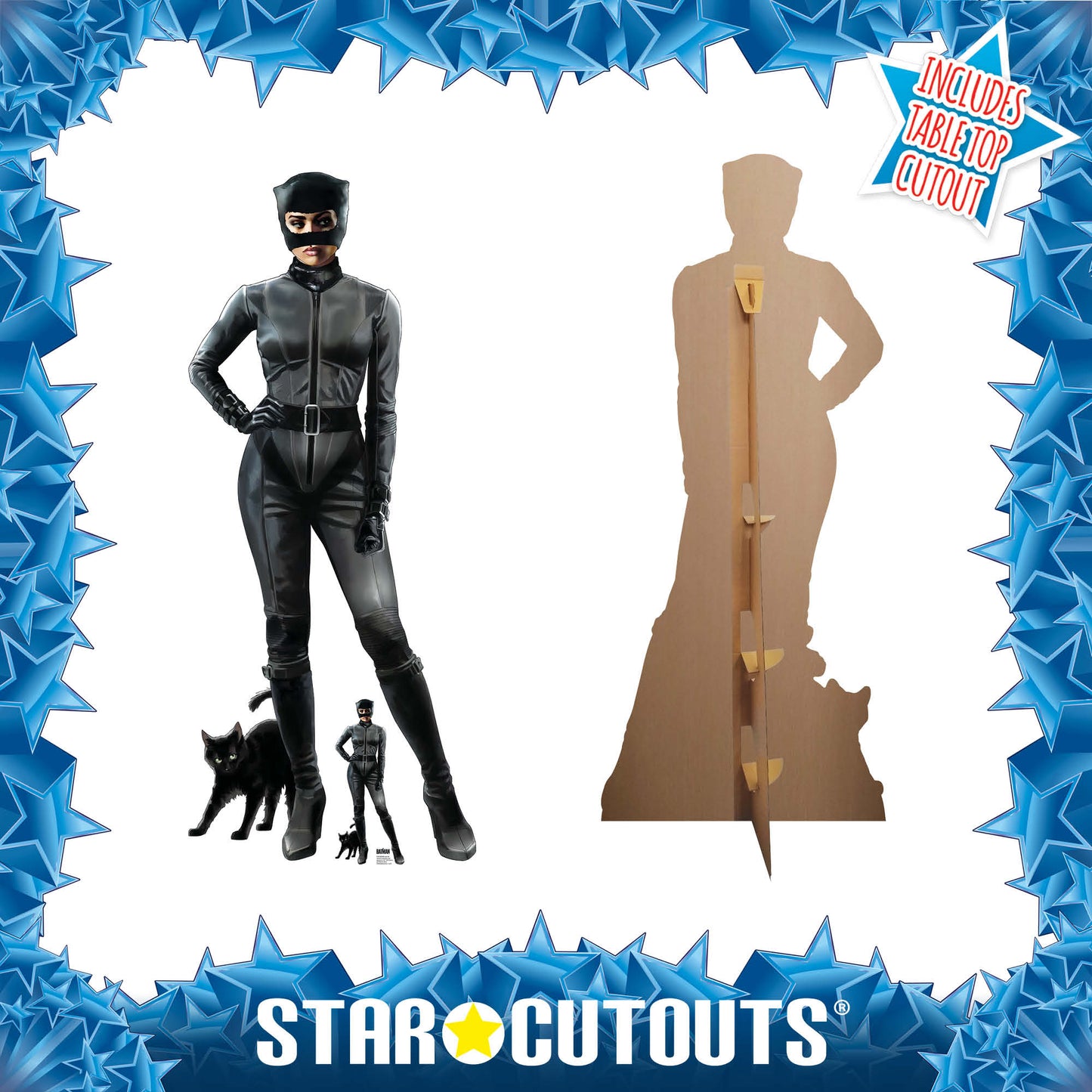 SC4432 Catwoman Zoe Kravitz The Batman 2022 Masterpiece Graphic Art Style Cardboard Cut Out Height 169cm