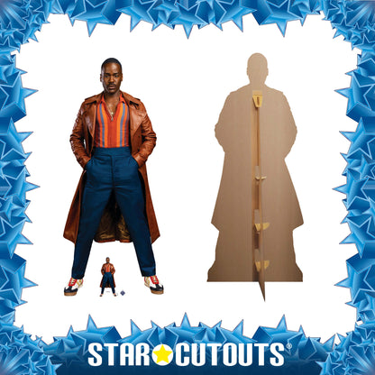 SC4435 Ncuti Gatwa  - The Fifteenth Doctor - Doctor Who - First Look Cardboard Cut Out Height 174cm
