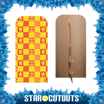 SC4446 Gryffindor Hogwarts House Backdrop -  Sailboard Harry Potter Cardboard Cut Out Height 193cm