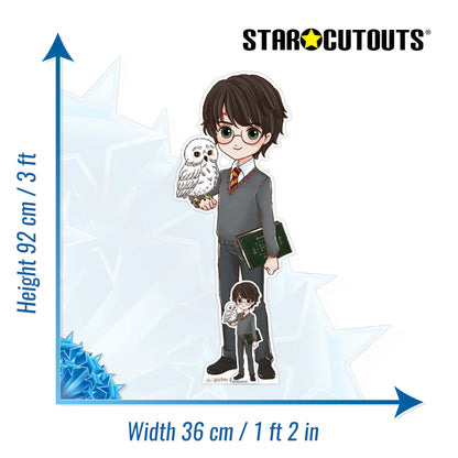 SC4452 Cute Harry Potter Animated Cardboard Cut Out Height 92cm
